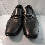 Boss Black Leather Loafer with Hugo Boss Bit Men’s size 10M Mrsp $195