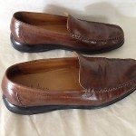 COLE HAAN NIKE AIR Brown Leather Loafers Shoes size 10.5M