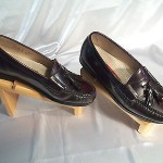 MEN’S COLE HAAN TASSLE LOAFER SLIP ONS SHOES DARK BURGUNDY SIZE 8.5 WIDTH E