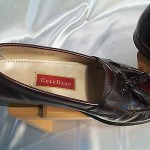 MEN’S COLE HAAN TASSLE LOAFER SLIP ONS SHOES DARK BURGUNDY SIZE 8.5 WIDTH E