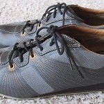 Cole Haan Nike Air Lace Up Fashion Sneakers black gray men’s 7.5 M
