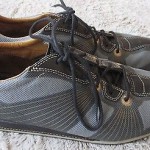 Cole Haan Nike Air Lace Up Fashion Sneakers black gray men’s 7.5 M