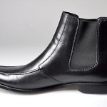 $495 NIB Hugo Boss Black Dikert Dress Ankle Boots 11.5