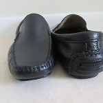 NWB $195 HUGO BOSS FASHION CASUAL DRESS Shoes Mens BLACK LEAHER UPPER SIZ 11.5 M