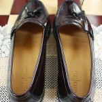 COLE HAAN Burgundy Penny Loafers Shoes Size 13 E
