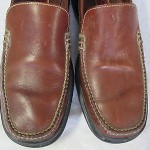 COLE HAAN COUNTRY NIKE AIR Men’s Cognac Leather Slip On Loafers Shoes Sz 9 M