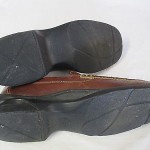 COLE HAAN COUNTRY NIKE AIR Men’s Cognac Leather Slip On Loafers Shoes Sz 9 M