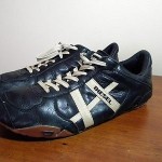 DIESEL REMY BLACK LEATHER SHOES SNEAKERS SIZE US 8 / EUR 40.5