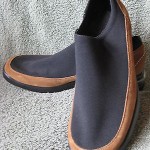 New COLE HAAN Nike Air Black/Brown Suede slip on casual shoe Men 9.5 MED Nice