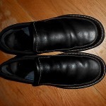 Clarks Mens Slip On Shoes Black Leather Upper Size 13M