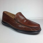Cole Haan Slip on Loafers US 8.5M Leather Brown Mens Shoes