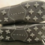 DIESEL AURIGA BLACK/ELDER MEN SHOE SIZE 7.5