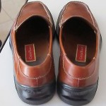 Men’s Cole Haan Nike Air brown leather casual loafers slip on shoes sz 9.5M Wow!