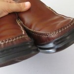 Men’s Cole Haan Nike Air brown leather casual loafers slip on shoes sz 9.5M Wow!