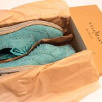 New Cole Haan – Mens LunarGrand Wing Tip – Poolside Blue