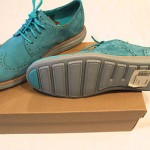 New Cole Haan – Mens LunarGrand Wing Tip – Poolside Blue