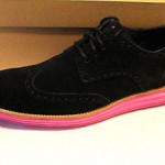 New Cole Haan – Mens LunarGrand Wing Tip – Black Suede