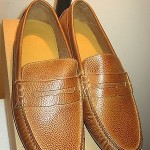 NEW!! MEN’S COLE HAAN NIKE AIR GRANT SLIP-ON PENNY LOAFER SHOES SIZE 13M IN TAN!