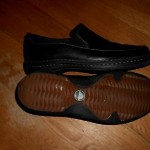 Clarks Mens Slip On Shoes Black Leather Upper Size 13M