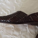 COLE HAAN RESORT MENS SHOES SANDALS WOVEN LOAFERS SLIP-ONS BROWN 9.5