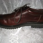 COLE HAAN Men SHOES Split Toe Brown Leather Waterproof Casual Oxfords, Sz. 10.5M