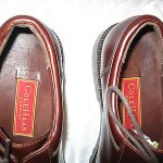 COLE HAAN Men SHOES Split Toe Brown Leather Waterproof Casual Oxfords, Sz. 10.5M