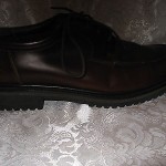 COLE HAAN Men SHOES Split Toe Brown Leather Waterproof Casual Oxfords, Sz. 10.5M