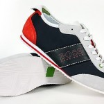 Hugo Boss Green Men’s Sneakers Light Ness Medium Blue 50261722 420 New Authentic