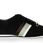 Hugo Boss Green Men’s Sneakers Victoire Station Black 50261694 001 New Authentic