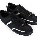 Hugo Boss Green Men’s Sneakers Stiven Dark Blue 50247608 401 New W Box Authentic