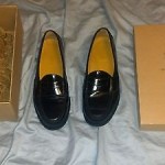 Cole Haan Men’s 9 D Black Leather Pinch Penny Loafers Shoes 03503