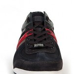 Hugo Boss Green Men’s Sneakers Akeen Navy Blue 50247604 417 New W Box Authentic