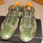 Hugo Boss Green Suede/Leather Sneakers size 46EU (13 US)