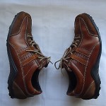 COLE HAAN Men’s BROWN Leather Casual OXFORD Sneakers Comfort Shoes – Size 9.5
