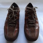COLE HAAN Men’s BROWN Leather Casual OXFORD Sneakers Comfort Shoes – Size 9.5