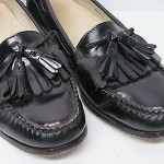 COLE HAAN GENUINE  LEATHER  SHOES COLOR BLACK  MENS SIZE 8D