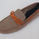 Cole Haan Mens Shoes $148 NEW Air Grant Driver Ginger Taupe Suede Orange 11 M