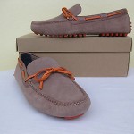 Cole Haan Mens Shoes $148 NEW Air Grant Driver Ginger Taupe Suede Orange 11 M