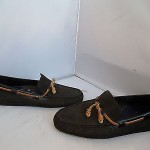 Cole Haan Nike Mens Black Leather Air Grant Loafers Driving Mocs Moccasins 10 M