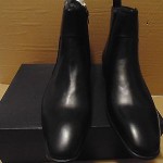 New in box, Men Hugo Boss Vermins leather black boots size 11.5