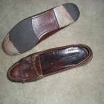 MENS COLE HAAN LEATHER LOAFER SHOES TASSLE SIZE 13 D COUNTRY