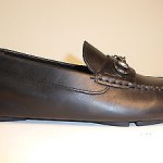 Cole Haan Black leather slip on moccasins  with buckles size 9.5M