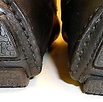 Cole Haan Black leather slip on moccasins  with buckles size 9.5M