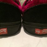 supreme x vans 11.5 velvet red stars era pcl floral kate moss