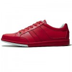$225 Hugo Boss “GREEN” Eldoros Sneakers Mens Red Shoes 10 43 Trainers 9 .5 Kicks