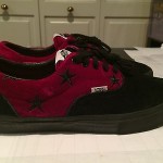 supreme x vans 11.5 velvet red stars era pcl floral kate moss