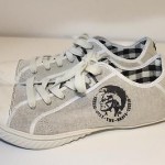 DIESEL #93243 “Rodby” *NEW* Mens 13 47 Cotton Canvas Sneakers Casual Shoes ~k