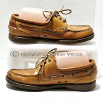 R187 Cole Haan Shoes Size 8 D Brown Leather Lace Men Casual Boat Shoes