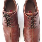 Cole Haan 8 Brown Leather Oxfords Shoes Mens Laces Casual Dress C0474 Square Toe