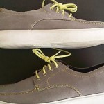 Cole Haan Gray Suede Leather Boat Shoe LaceUp Loafer Size 12 = Free USA shipping